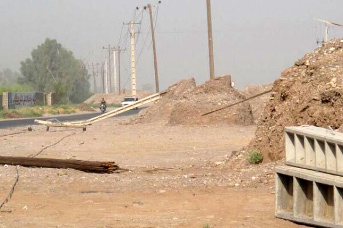 آخرین جزئیات طوفان در جازموریان، برق ۴ روستا هنوز قطع است