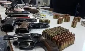 دستگیری فروشندگان سلاح و مهمات جنگی