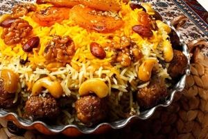 طرز تهیه گردو پلو مجلسی