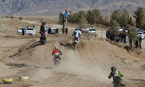 مسابقات موتورکراس قهرمانی خراسان رضوی برگزار شد