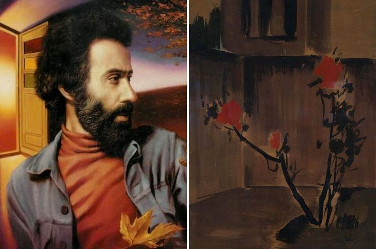 سهراب سپهری، گیاه، خاک و طبیعت/ تابلویی که ۱/۷ میلیارد چکش خورد/ ویدئو