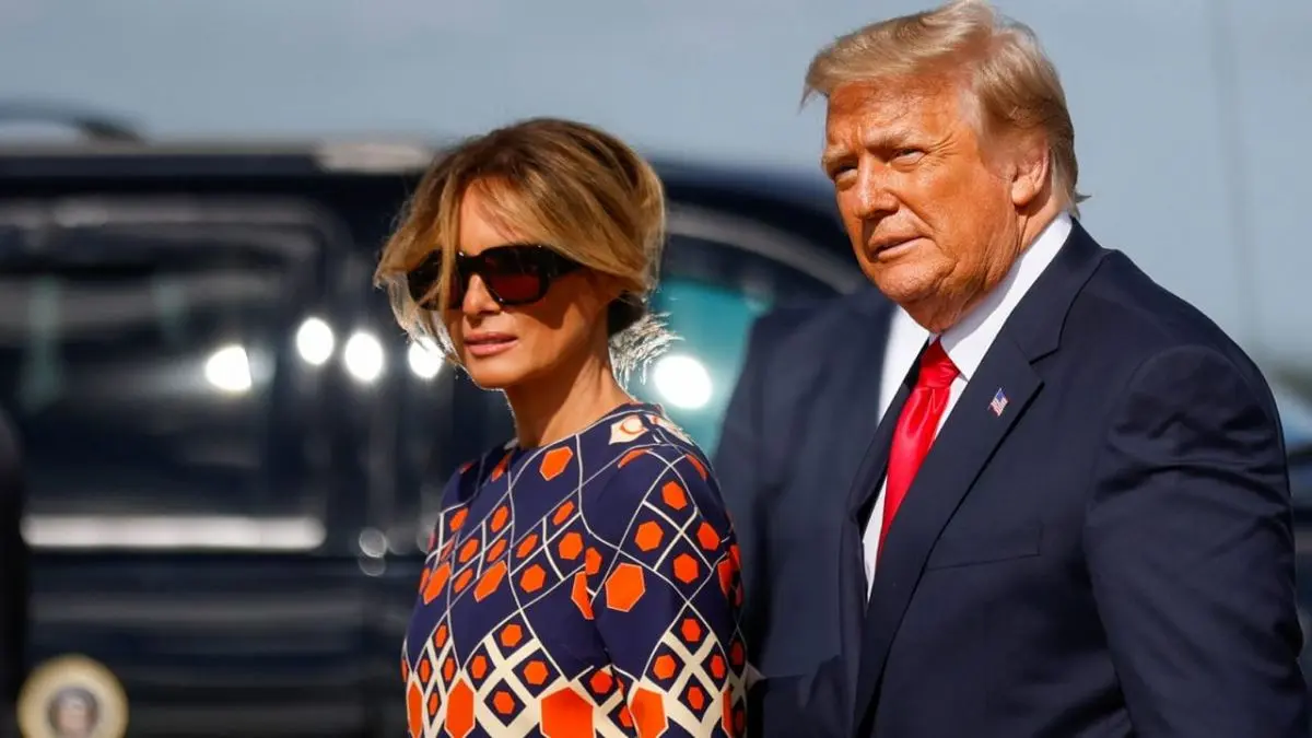 چرا ملانیا ترامپ باز هم دونالد را قال گذاشت؟/ ویدئو