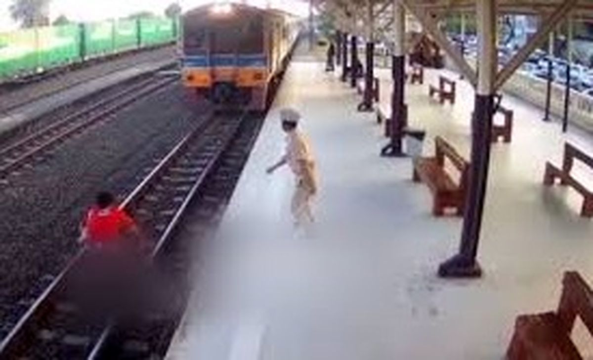 خودکشی یک زن زیر قطار/ ویدئو+16