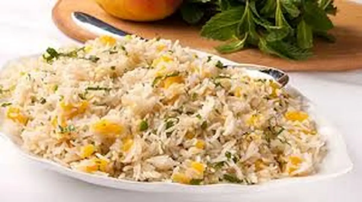 طرز تهیه پلو انبه