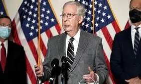 رهبر جمهوریخواهان سنا کوتاه آمد