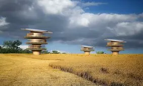 خانه‌های آفتابگردانی با قابلیت چرخش به سوی خورشید