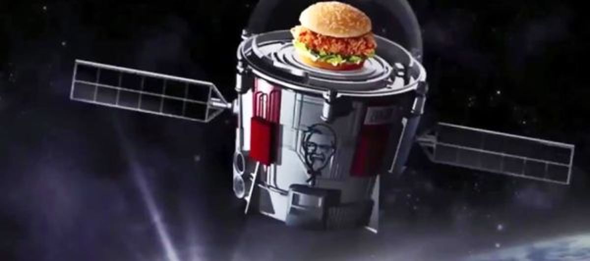 چرا سفر ساندویچ KFC به فضا موفقیت آمیز نبود؟