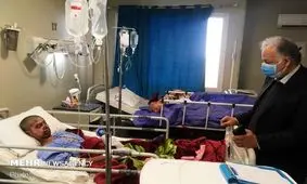 دومین مصدوم حادثه آتش سوزی کانکس معلمان سردشت دزفول هم جان باخت