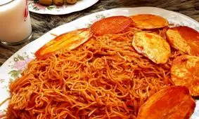 طرز تهیه ماکارونی با آب گوشت