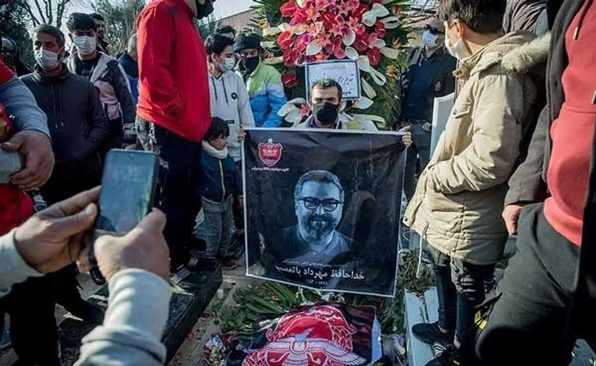 تصاویری از آرامگاه ابدیِ «مهرداد میناوند»