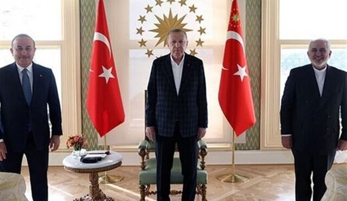 دیدار ظریف با اردوغان پشت درهای بسته
