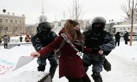 بازداشت بیش از ۱۰۰۰ تن از حامیان ناوالنی در روسیه