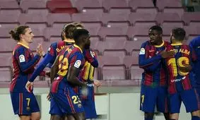 بارسلونا جایگاه رئال‌مادرید را در لالیگا گرفت