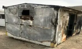 آتش سوزی یا صاعقه؟/ کلاس های کانکسی در خوزستان برچیده نمی شوند