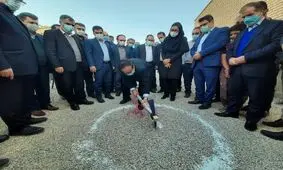 کلنگ مدرسه ۶ کلاسه شهید ناصری با اعتباری بالغ بر ۷۵۰ میلیون تومان به زمین زده شد