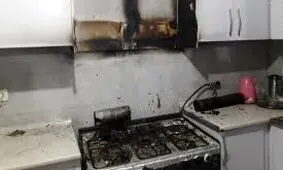آتش سوزی خانه مسکونی در اصفهان