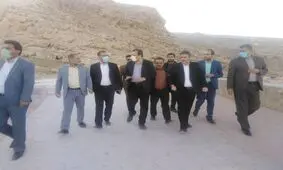 بازدید مدیرکل امور شهری و شوراهای استانداری خوزستان از شهر و شهرداری ایذه