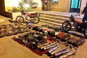 دستگیری ۴ سارق موتورسیکلت در شادگان