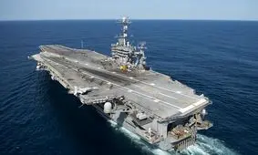 ادعای آمریکا در مورد فرود موشک‌های ایران در نزدیکی یک ناو