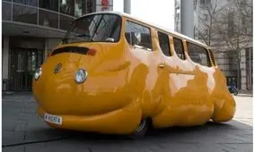 ماشینی که از چاقی رنج می‌برد/ عکس