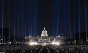 مراسم تحلیف بایدن، منحصر به فرد در تاریخ آمریکا/ عکس