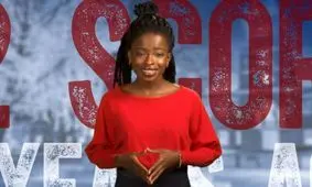 دختر ۲۲ ساله برای بایدن شعر می‌خواند