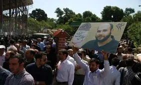 تشییع پیکر شهید ملک محمدی