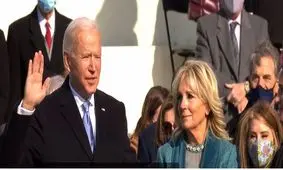 بایدن در مراسم تحلیف: قوی تر از همیشه وارد تعامل با جهان خواهیم شد و دنیا را رهبری خواهیم کرد/شریک خوب برای صلح در جهان خواهیم بود