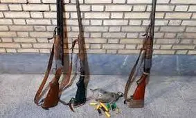 دستگیری ۵ شکارچی متخلف در مرند