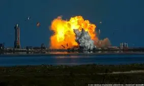 موشک استارشیپ دوباره منفجر شد