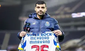 بازتاب رسانه‌های پرتغالی از ادای احترام طارمی به میناوند/ عکس