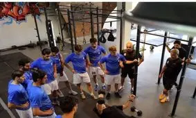 تمرین صبحگاهی استقلال در ارمنستان/ فشار منصوریان به بدن آبی‌پوشان