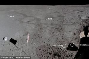 توپ گمشده‌ی گلف در ماه پیدا شد!/ تصاویر