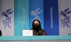 سحر دولتشاهی با ماسک در جشنواره فیلم فجر/ عکس