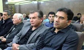 رفیق بی‌کلک در کنار عابدازده!/ عکس