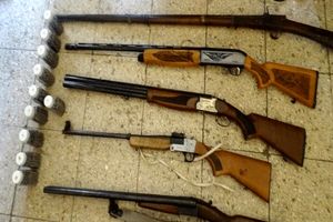کشف ۵ قبضه سلاح شکاری غیرمجاز در رامیان