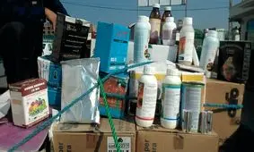 ۷۰ هزار لیتر سموم کشاورزی احتکارشده در ساری کشف شد