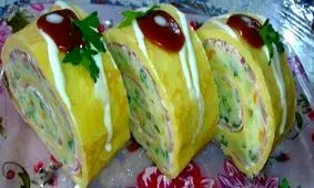 طرز تهیه رولت الویه