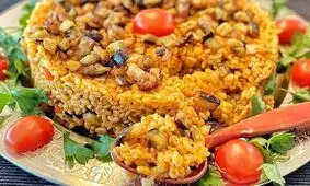 طرز تهیه پلو بادمجان ترکی