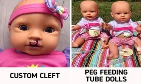 مادری که به خاطر فرزندش عروسک‌های دارای معلولیت می‌سازد