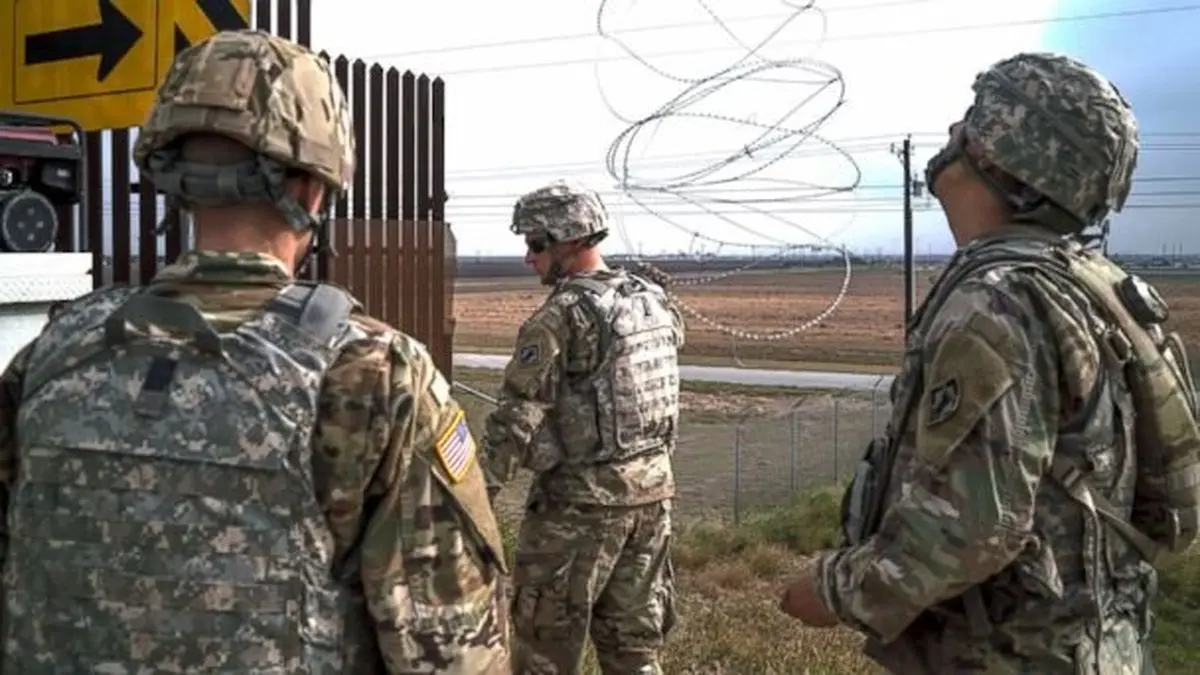 ۳۶۰۰ نیروی آمریکایی در مرز مکزیک می‌مانند