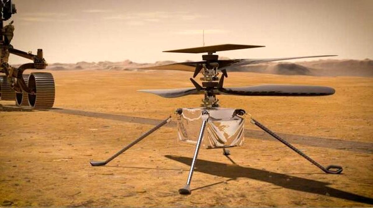 بالگرد "نبوغ" و اولین گزارش از وضعیت آن در مریخ