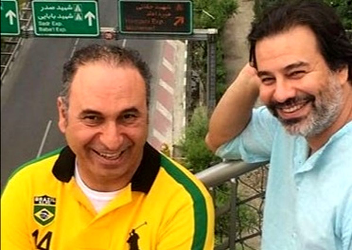 ازدواج پیمان قاسمخانی و تبریک حمید فرخنژاد/ عکس