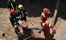 سقوط یک کارگر به داخل دستگاه سنگ‌شکن