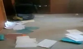 حمله به فرمانداری سراوان/ ویدئو