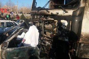 تصادف مرگبار در بزرگراه آزادگان/ سه سرنشین پژو در آتش سوختند