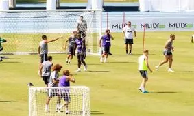 اخطار بمب‌گذاری در محل تمرین رئال و من‌یونایتد در آمریکا