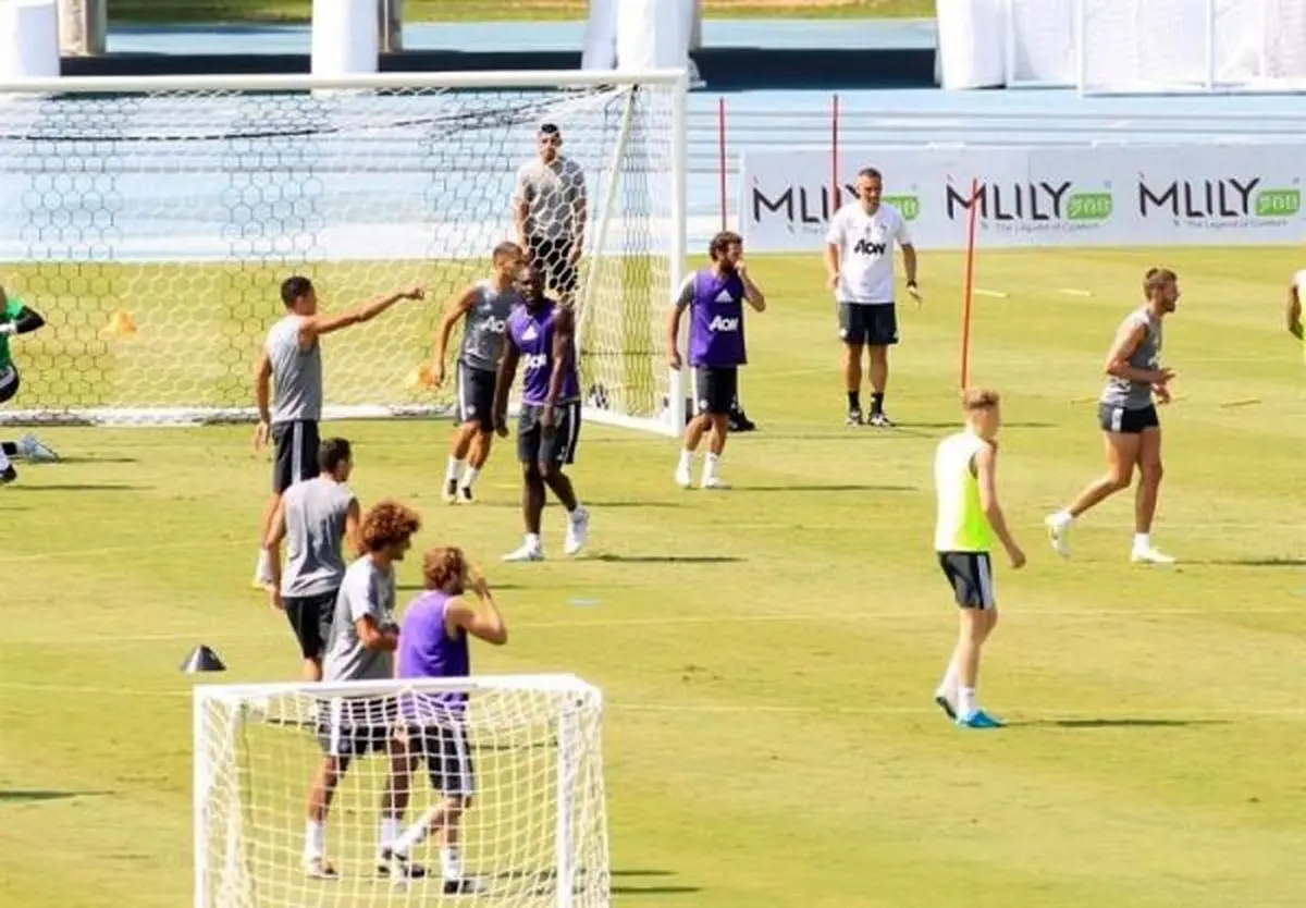 اخطار بمب‌گذاری در محل تمرین رئال و من‌یونایتد در آمریکا