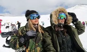 گزارش رسانه خارجی از پیست اسکی توچال در روزهای کرونایی/ تصاویر‌