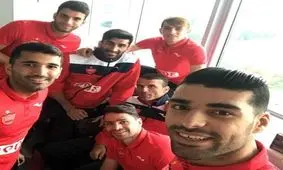 سلفی طارمی با پرسپولیسی‌ها+عکس